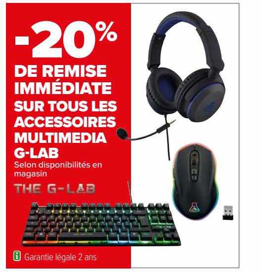 accessoires multimédia g-lab