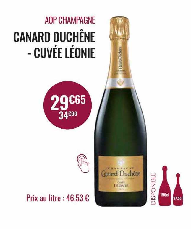 aop champagne canard duchêne - cuvée léonie