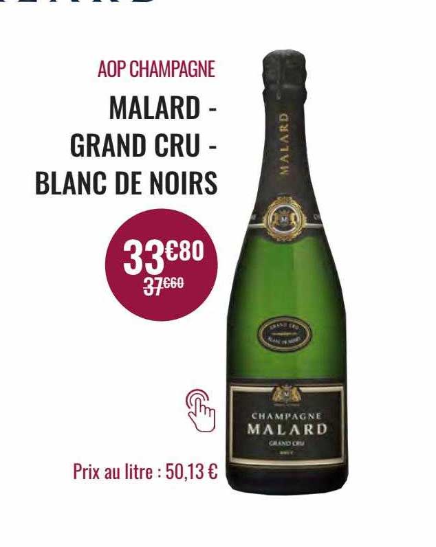 Aop Champagne Malard - Grand Cru - Blanc De Noirs