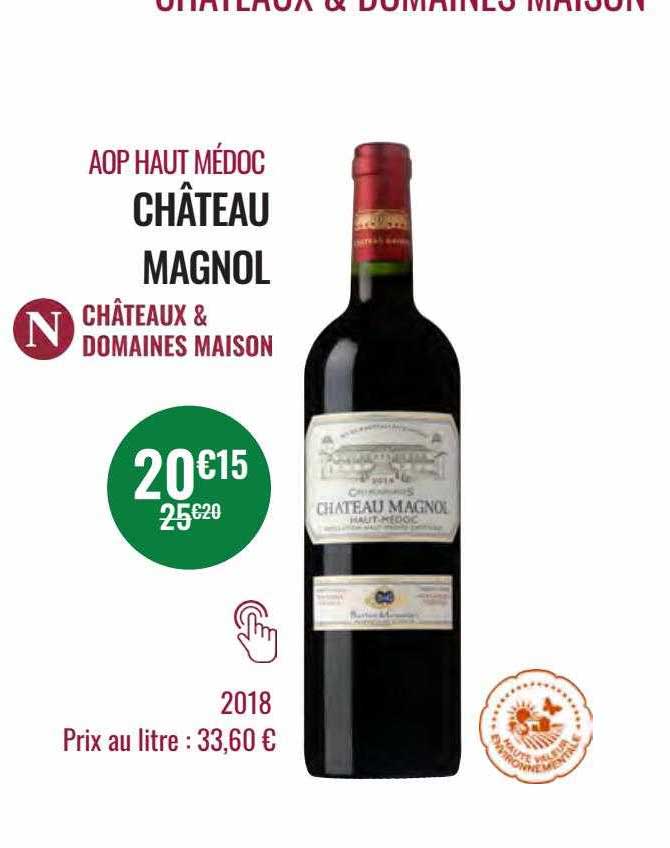 Aop Haut Médoc Château Magnol 2018