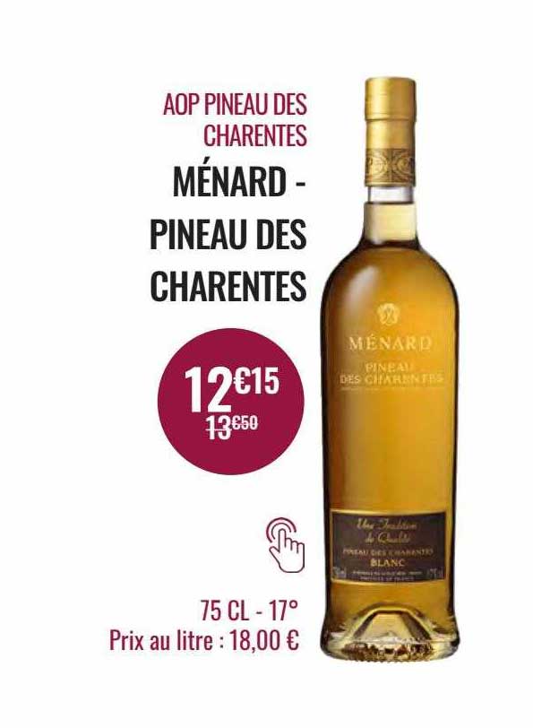 aop pineau des charentes ménard - pineau des charentes