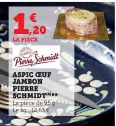 aspic œuf jambon pierre schmidt