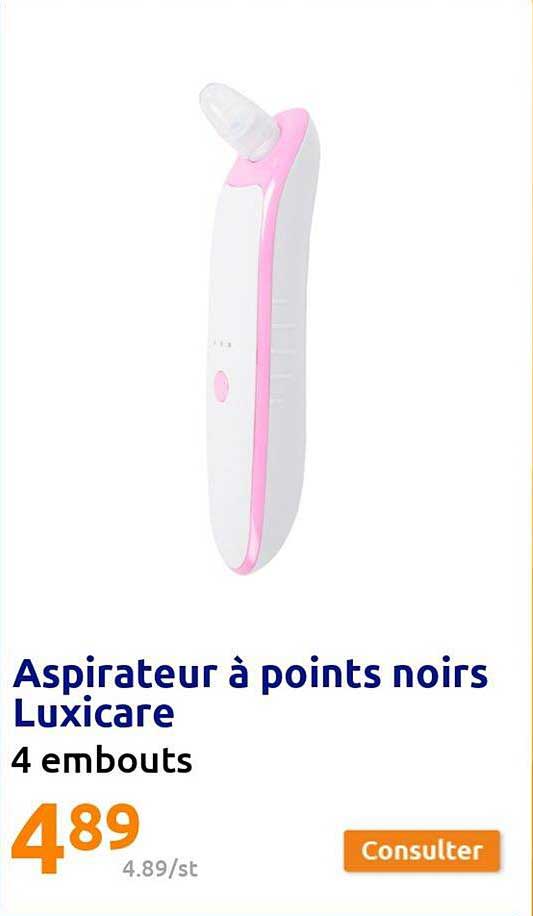 aspirateur à points noirs luxicare