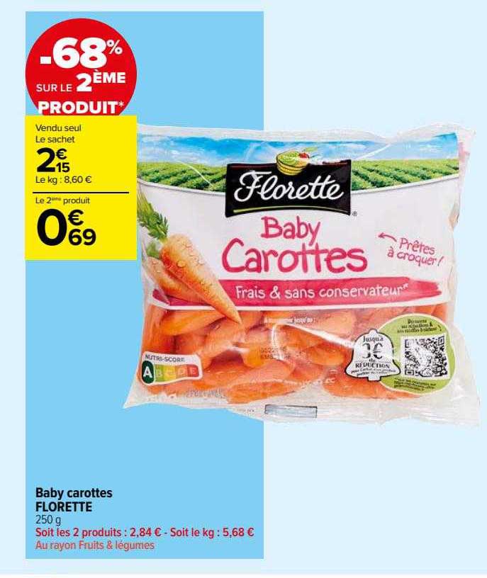 Baby Carottes Florette