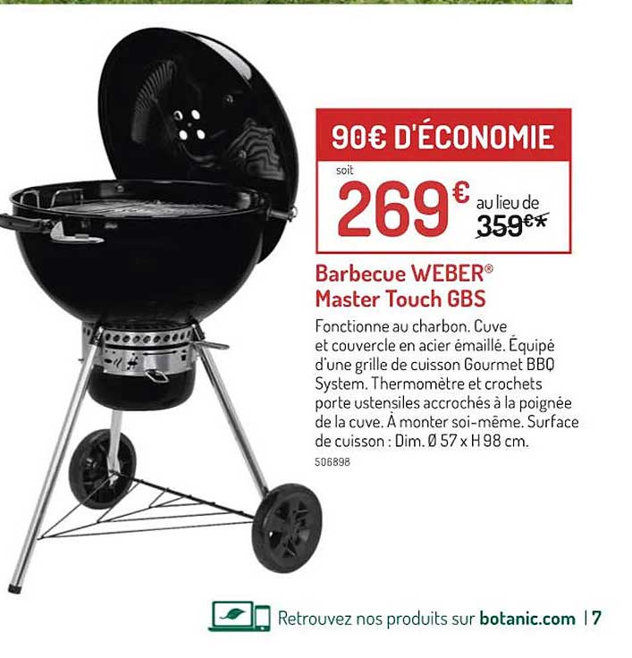 barbecue weber master touch gbs