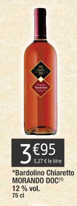 bardolino chiaretto morando doc 12% vol.