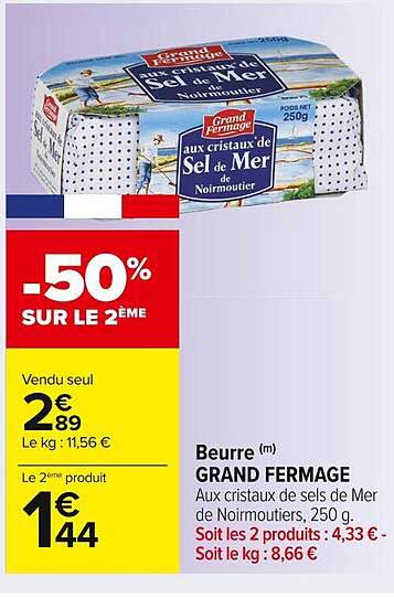 beurre grand fermage