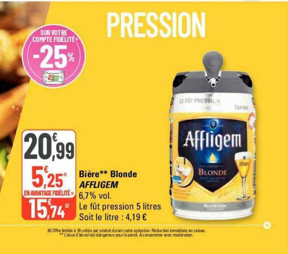 Bière Blonde Affligem