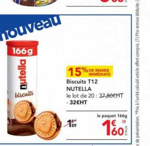 biscuits t12 nutella