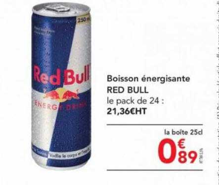 Boisson énergisante Red Bull