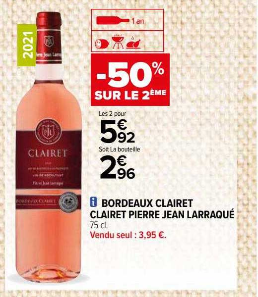 bordeaux clairet pierre jean larraqué