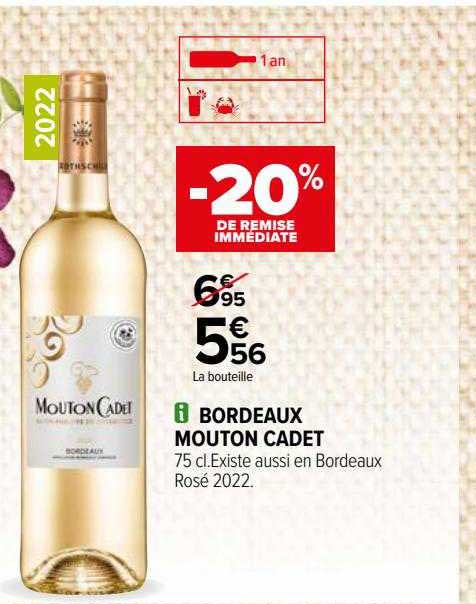 bordeaux mouton cadet