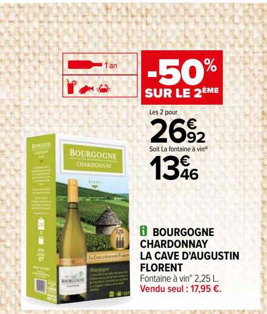 bourgogne chardonnay la cave d'augustin florent