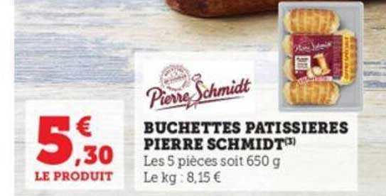 bûchettes pâtissières pierre schmidt