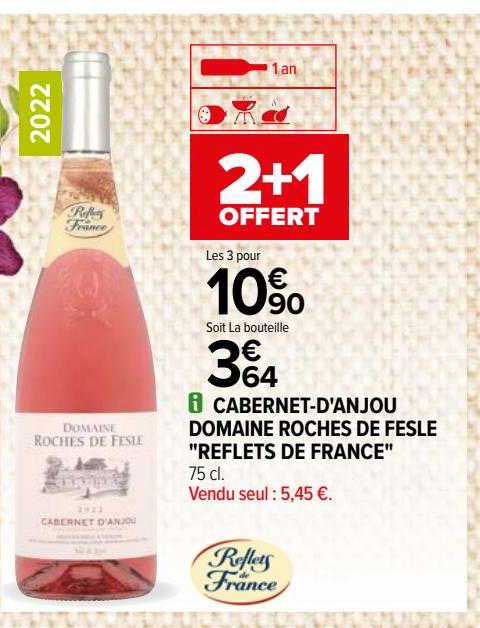 cabernet-d'anjou domaine roches de fesle "reflets de france"