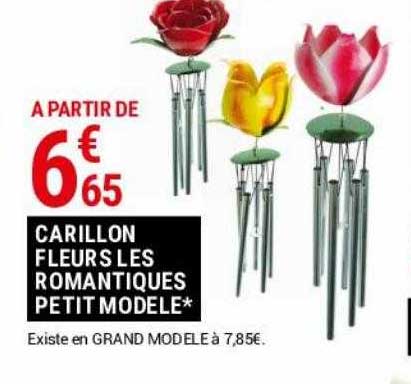 carillon fleurs les romantiques petit modèle