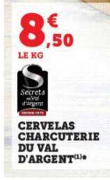cervelas charcuterie du val d'argent