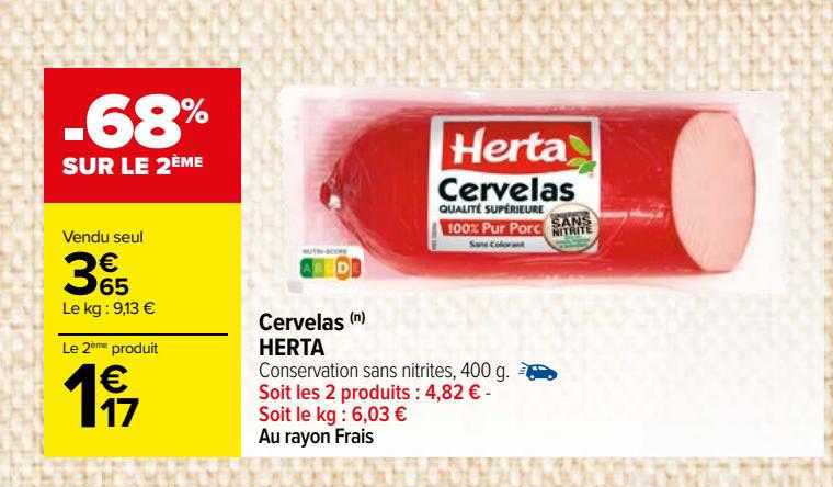 Cervelas Herta