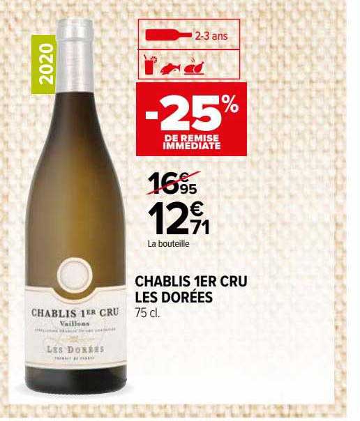 chablis 1er cru les dorées