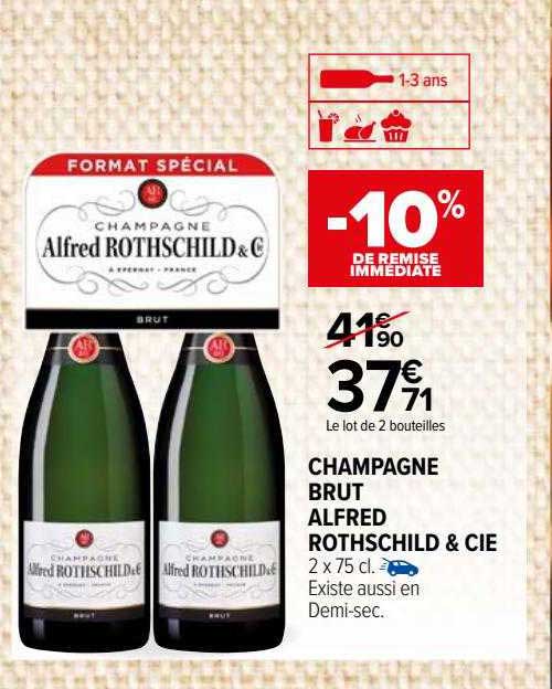 champagne brut alfred rothschild & cie