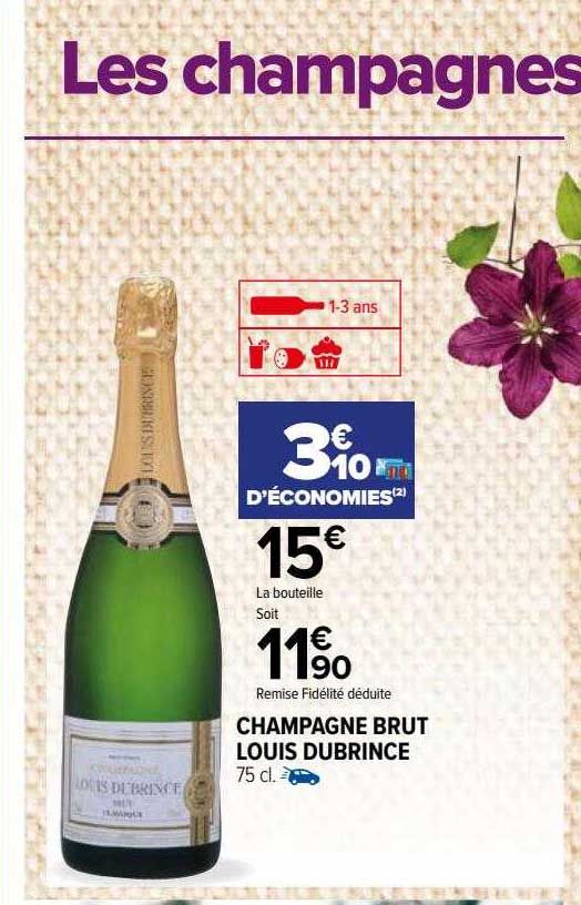 champagne brut louis dubrince