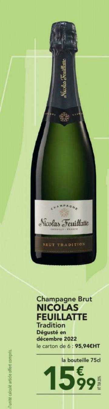 champagne brut nicolas feuillatte tradition