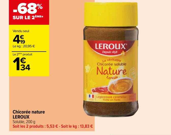 Chicorée Nature Leroux