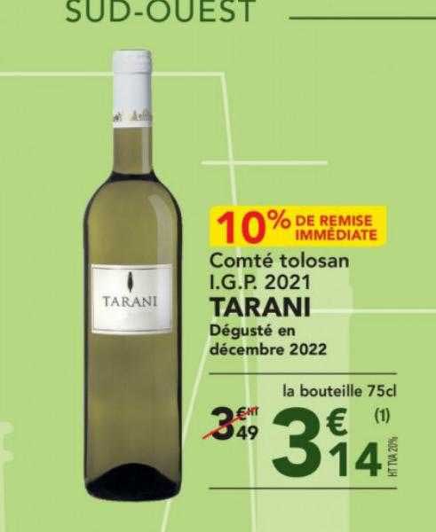 comté tolosan i.g.p. 2021 tarani