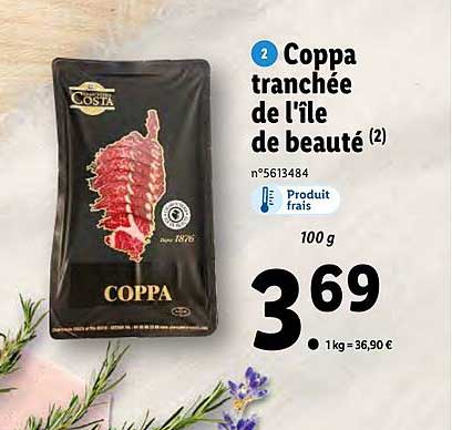 Coppa Tranchée De L'île De Beauté
