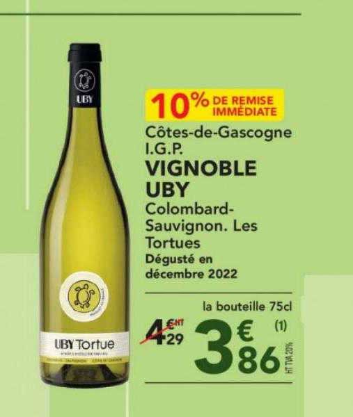 côtes-de-gascogne i.g.p. vignoble uby