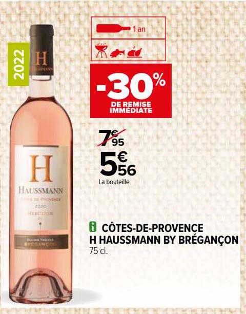 côtes-de-provence h haussmann by brégançon