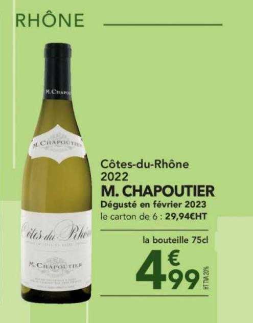 côtes-du-rhône 2022 m.chapoutier