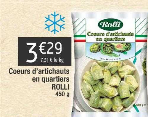 Cœurs D'artichauts En Quartiers Rolli