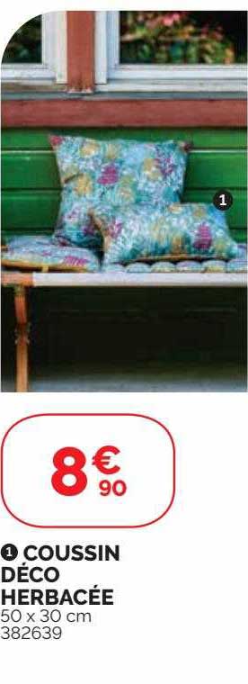 Coussin Déco Herbacée