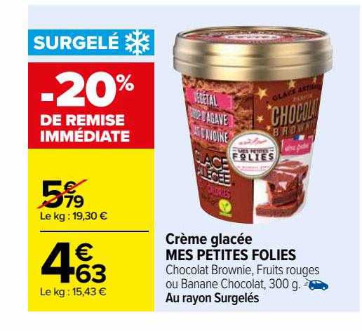 crème glacée mes petites folies