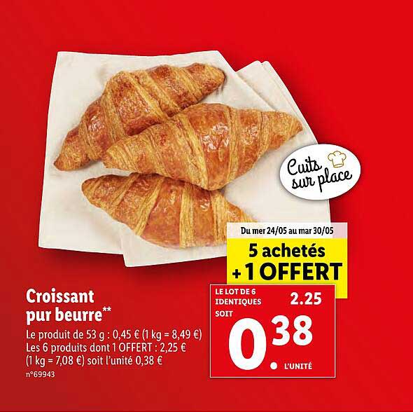 Croissant Pur Beurre