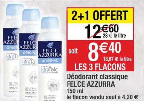 déodorant classique felce azzurra