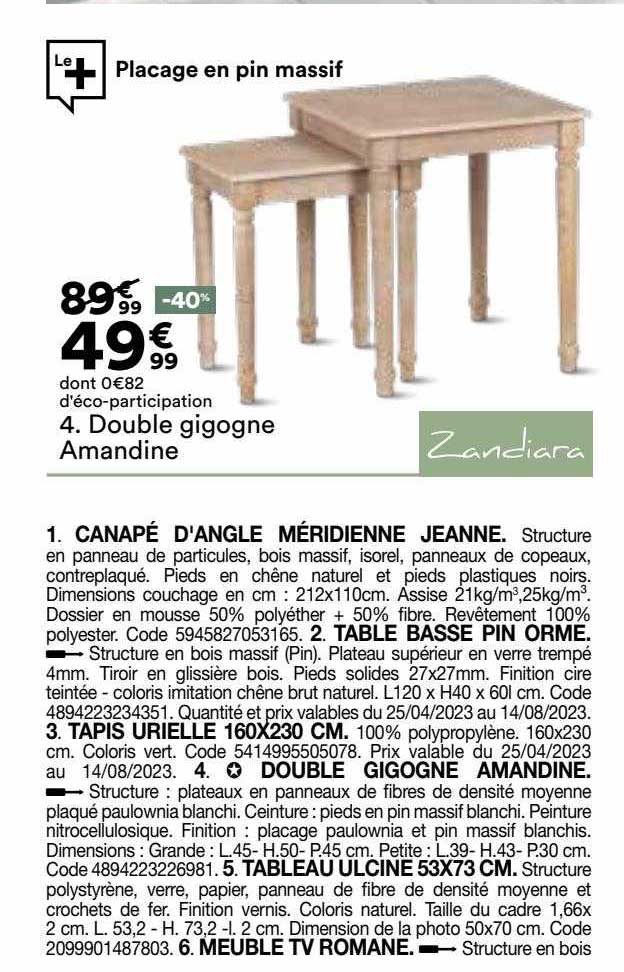 double gigogne amandine zandiara