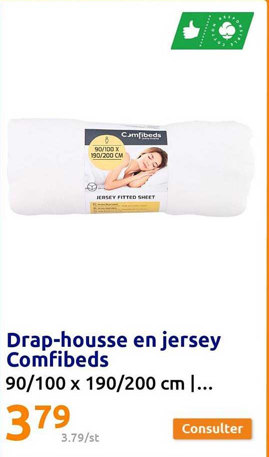 drap-housse en jersey comfibeds