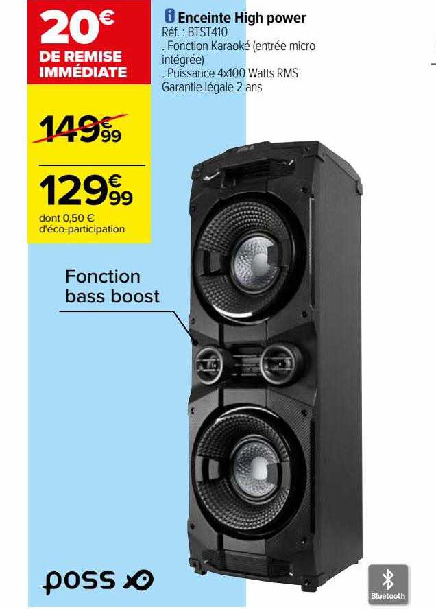 enceinte high power poss