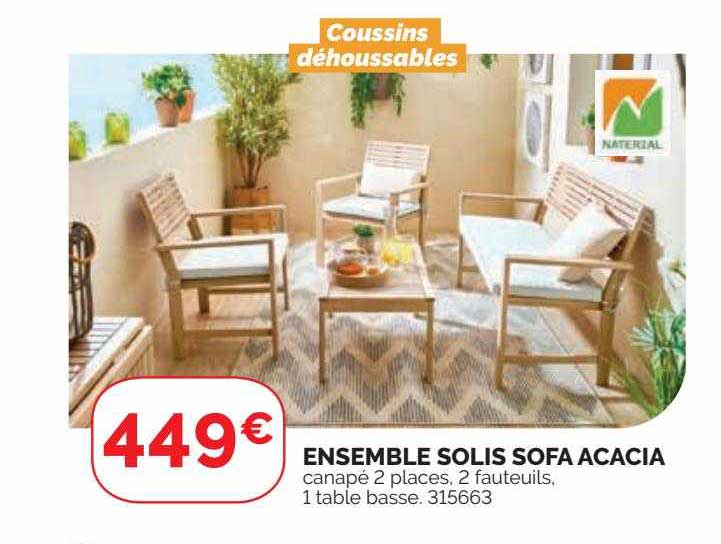 ensemble solis sofa acacia