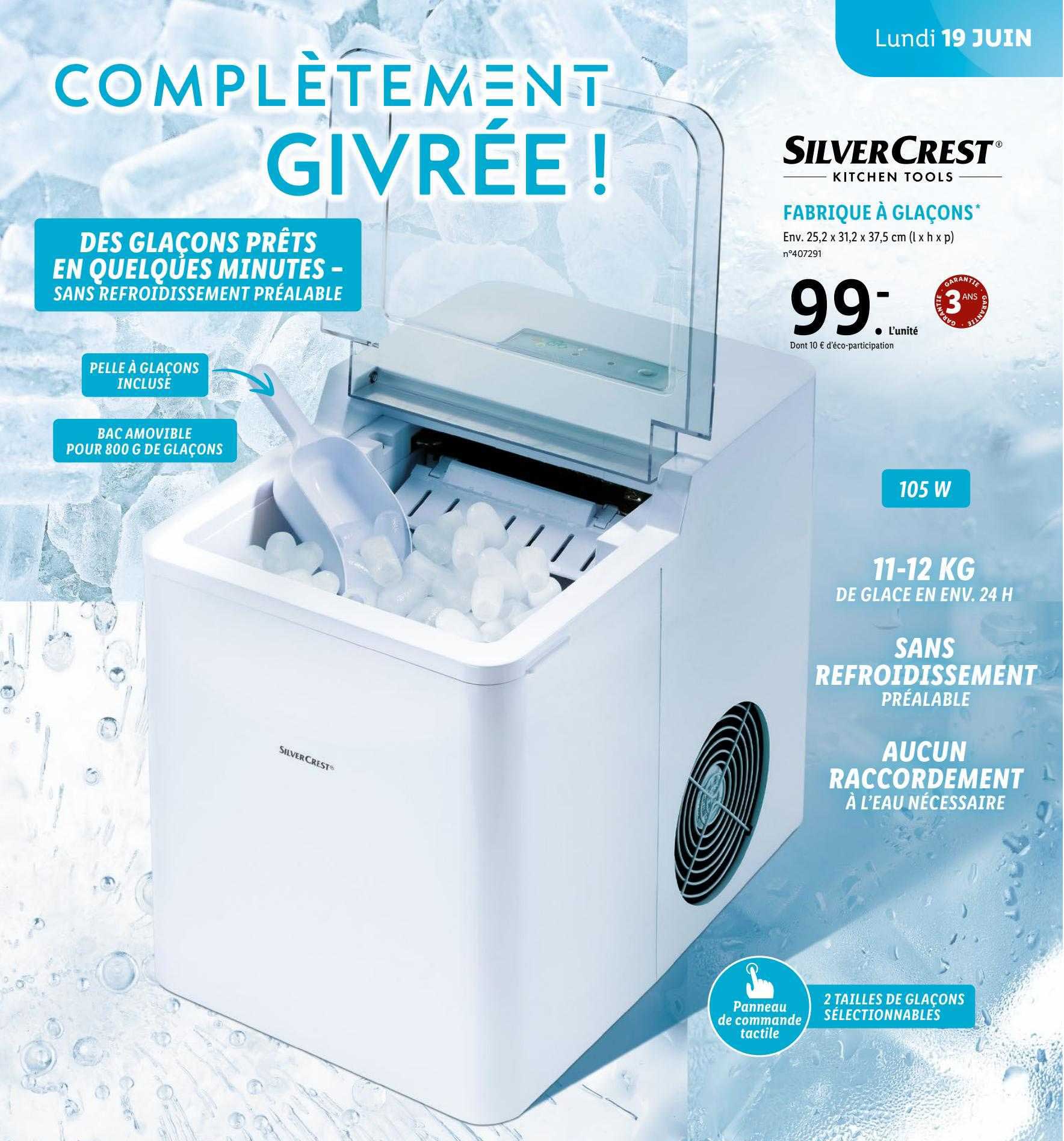 Fabrique à Glaçons Silvercrest