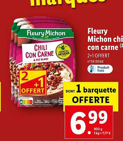 fleury michon chili con carne