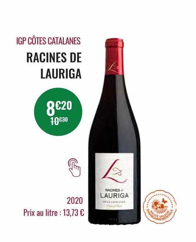 igp côtes catalanes racines de laurica 2020