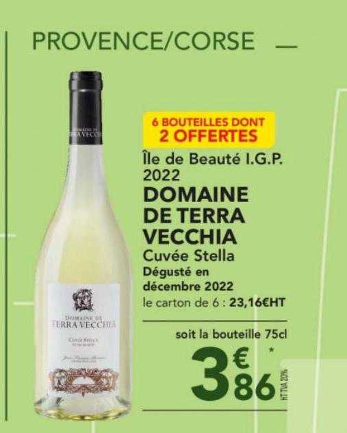 île de beauté i.g.p. 2022 domaine de terra vecchia cuvée stella