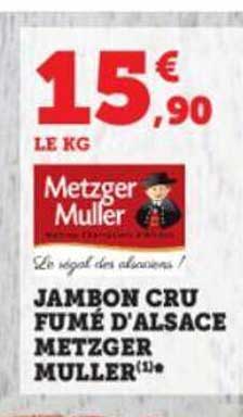 jambon cru fumé d'alsace metzger muller