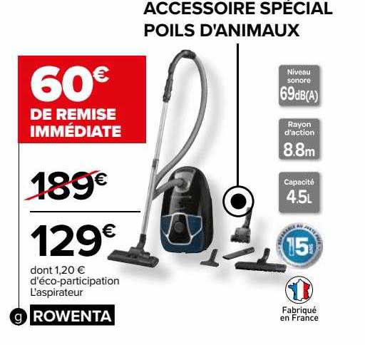 l'aspirateur rowenta