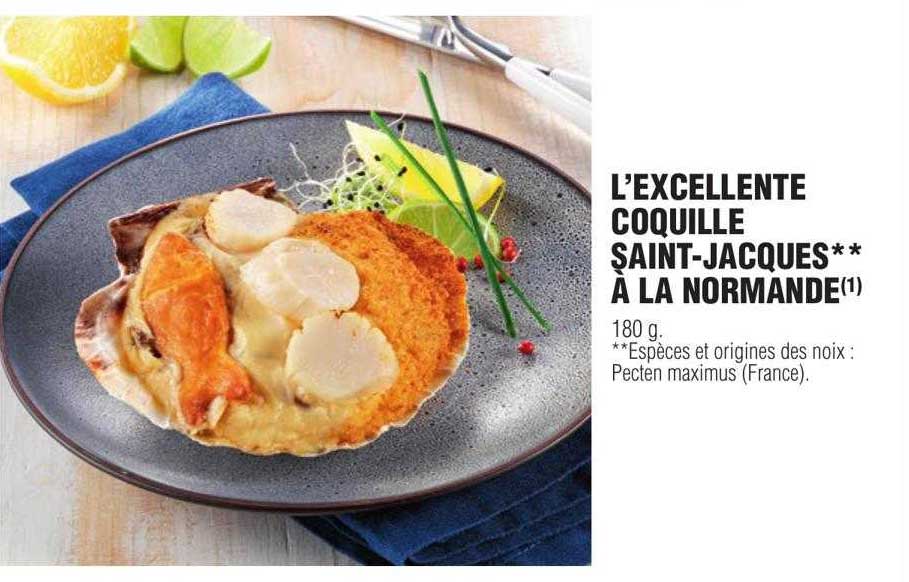 l'excellente coquille saint-jacques à la normande