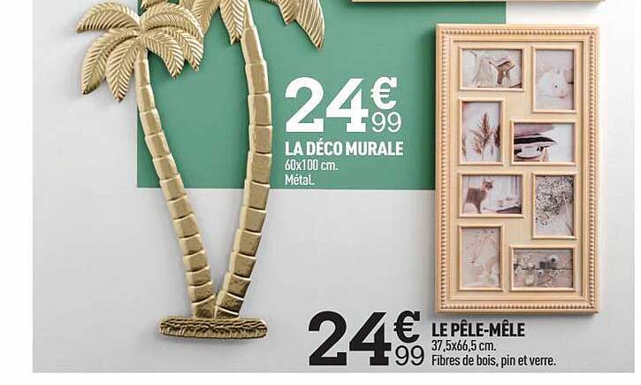 la déco murale, le pêle-mêle