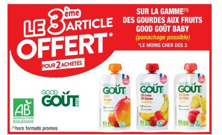 La Gamme Des Gourdes Aux Fruits Good Goût Baby